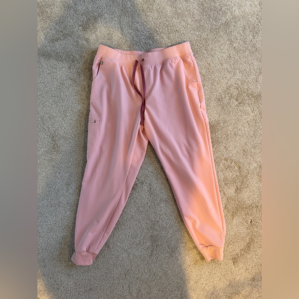FIGS Pink Sand Zamora Jogger Scrub Pant